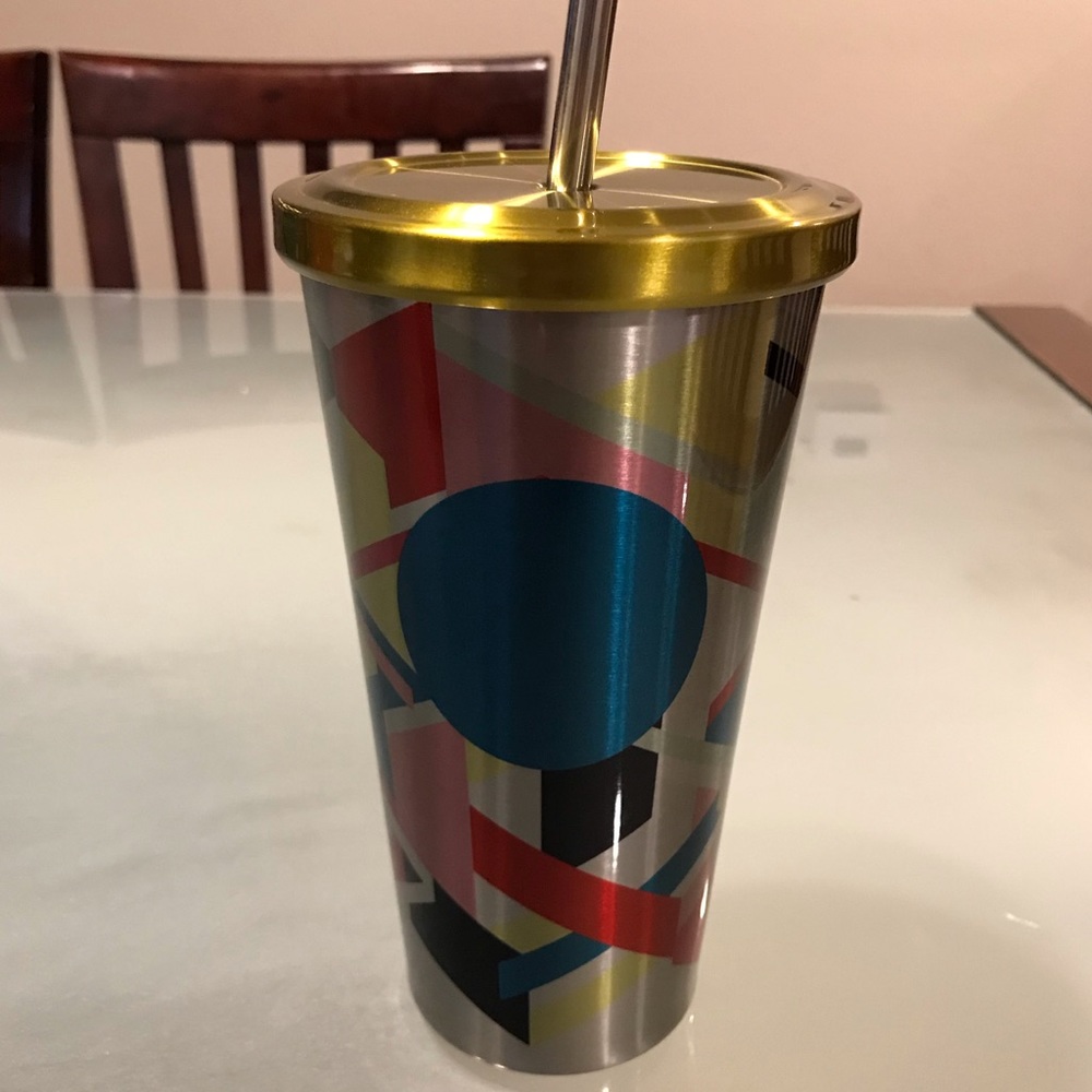 New Starbucks Tumbler Stainless Cold Cup 16 oz